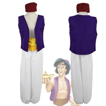 Aladdin a čarovná lampa Cosplay Kostým 2020 Nové Aladdin Dospelých Anime Maškarný Adam princ Halloween Kostýmy Cosplay Lampa