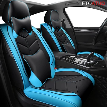 ETOATUO Univerzálne kožené autosedačky kryty pre urn všetky modely B30 B90 X40 B50 B70 X80 auto príslušenstvo auto poťahy sedadiel auta