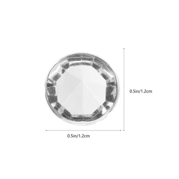 500pcs Šaty Oblečenie DIY Remeselné Materiály priehľadný Akrylový Diamond Príslušenstvo