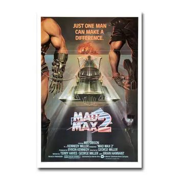 Mad Max Klasické Filmové Hodvábnej Látky Obrázok Plagátu Spálne Dekorácie