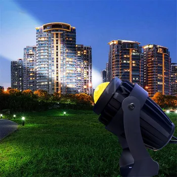 3W 10W CREE COB LED Reflektory Vonkajšie 85-265V Vodeodolné IP65 Hliníkové Steny Podložka Lampa Projektora Pre Budovanie Park Square