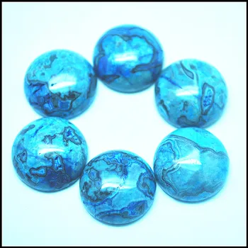 Nový modrý kameň cabochons prírodné perly kabín bez otvoru slza a guľatý tvar doprava zadarmo