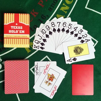 Yernea 10Sets/Veľa Baccarat Texas Hold ' em Plastové Hracie Karty Nepremokavé Poker Opotrebovaniu Karty Doskové Hry 2.48*3.46 palec
