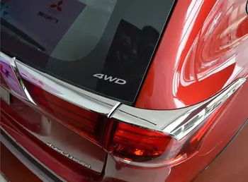 Pre Mitsubishi Outlander 2016 Auto Predné Hmlové Svetlá Zahŕňa Auto Dekorácie Hmly na Čítanie Rám Orezania ABS Chrome Auto Styling Príslušenstvo
