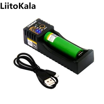 LiitoKala Nabíjačka + VTC6 Lii-100 3,7 V 3000mh Nabíjateľná Li-ion Batéria pre 18650 pre Sony US18650VTC6 30A Baterka T