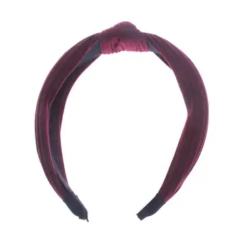 Nové Dámske Hlavový Most Twist Hairband Luk Uzol Kríž Kravatu Bavlna Headwrap Vlasy Kapely Hoop