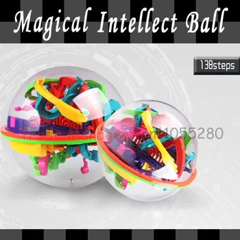 Doprava zadarmo 3D Labyrint Loptu detí vzdelávacie hračky 138 kroky , 3d koľaje bludisko inteligencie loptu ,v hre space ball