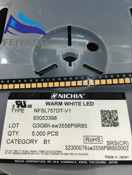 100KS PRE NICHIA Middle Power LED 0.63 W-1W 3030 3V 3000K Teplá biela NS2L757AT-V1 Osvetlenie Aplikácie