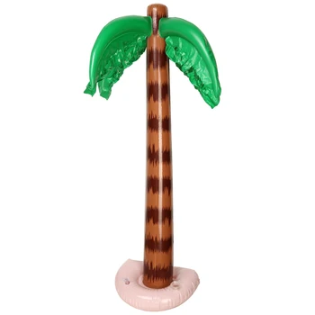 90 cm Nafukovacie Kokosové Palmy, Tropický Bazén pre Party Dekorácie Farba Náhodný