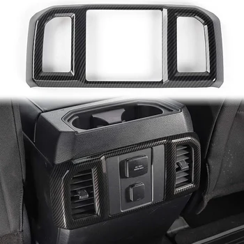 ABS Uhlíkových Vlákien Textúra Zadné klimatizácia Zásuvky Prieduch Zahŕňa Výbava pre Ford F150 2016-2020