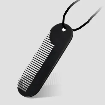 Hrebeňom Na Bradu, Kovové Jemné Zub, Tvarovanie Kovov Prenosný Mini Vrecku Tvarovania Účesu BeardMulti-Funkcia Otvárač Tenšie Vlasy, Fúzy