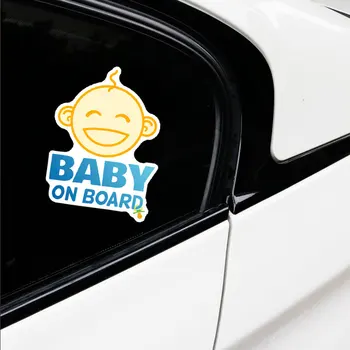 Baby na Palube Auto Samolepky PVC Bomba Tvorivé Okno Automobilový Dekorácie Osobné Bomba Príslušenstvo