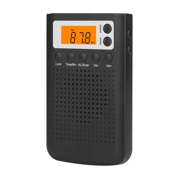 FM/AM Rádio, Digitálny Mini Prenosné Stereo Sluchu Rádio pre Seniorov Napájaný z Batérií