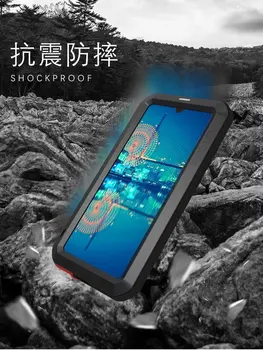 P30 Lite Láska Mei Silný Kov Hliníka Tvrdeného Skla 360 Úplné Pokrytie Shockproof Brnenie prípade Huawei P30 Pro Život Nepremokavé