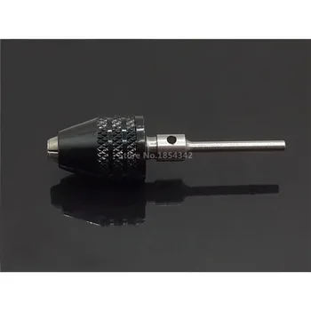 1PC 0.3~3.6 mm Chuck Rýchlu Zmenu Adaptér vrtáka Converter Rytie Konverzie Pripojenie Mini Keyless Elektrické náradie