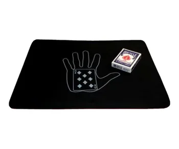 Vysoko Kvalitné Profesionálne Karty Mat black predpoveď Karty pad obojstrannej 39*30 cm, Pásik Pre Poker & Mince Kúzla Magic Rekvizity