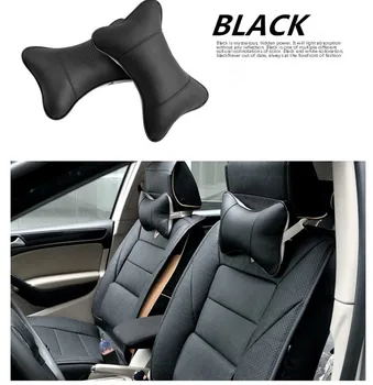 PU kožené auto opierky hlavy neck chrániť mäkké dierovacích dizajn auta-styling na Hyundai elantra ix35 solaris prízvuk i30 príslušenstvo