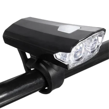 Nepremokavé Ultra Svetlé Bike MTB Cyklistické Požičovňa 2 LED Predné Vedúci Svetlo Safelight Lampa USB Nabíjačka, Cyklistické Doplnky zadarmo lode