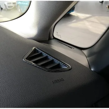 Carbon Fiber Farba Palubnej dosky Klimatizácia Otvory Rám, Kryt Výbava Pre BMW 2 série Active Tourer F45 LHD Interiérové Doplnky