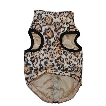 Nové Psa Oblečenie Leopardí Vzor Šteňa Psov Vesta Oblečenie Malé Psy Teplá Vesta Kostým Psie Oblečenie vysokej kvality