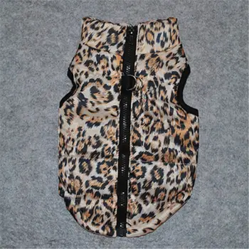 Nové Psa Oblečenie Leopardí Vzor Šteňa Psov Vesta Oblečenie Malé Psy Teplá Vesta Kostým Psie Oblečenie vysokej kvality