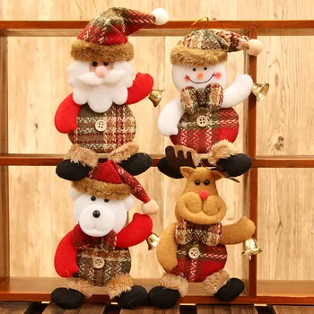 Vianočné Zavesiť Dekorácie Vianočné Snehuliak Stromu Visí Ozdoby Dar Santa Claus Elk Sobov Hračku Zavesiť Dekorácie m