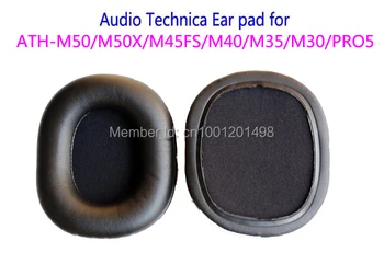 Ušné vankúšiky náhradný kryt pre Audio-Technica ATH-M50 ATH-M50X ATH-M50F ATH-PRO5 Slúchadlá(earmuffes/ slúchadlá vankúš)