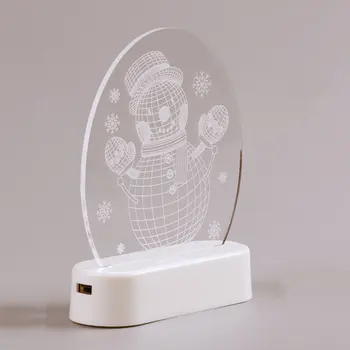 LED 3D Vianočná Noc Svetlo Mini Vianočný Stromček Lampa Pre Domáce Deti Spálňa Decor Rozprávkových Svetiel Svietidlá Dovolenku osvetlenie