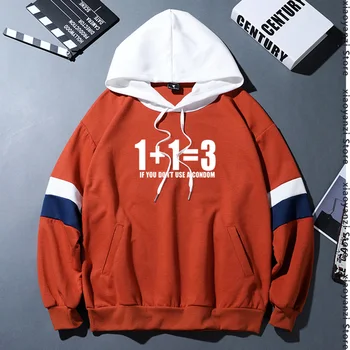Mens hoodies Bežné mikiny Vytlačené Matematický Vzorec, pulóvre Mužskej Módy hoodies Športových Vyhovovali Hip Hop Štýle s kapucňou,