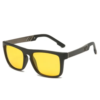 2020 Nové Nočné Videnie slnečné Okuliare Mužov Polarizované Vodiči Okuliare Muž Anti-Glare Žlté Šošovky UV400 Jazdy Slnečné Okuliare