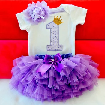Značka Tortu Rozbiť Oblečenie Jednorožec Šaty Baby Girl 1 Rok Narodeniny Šaty pre Dieťa Krst Šaty Deti Novorodenca Darček Šaty 12M
