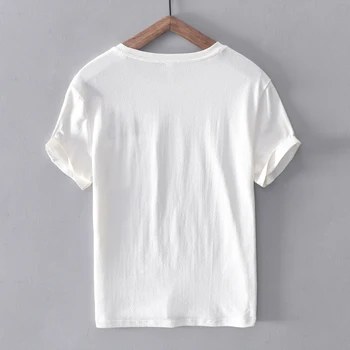 2019 Suehaiwe značky bielizeň t-shirt mužov pevné biele letné t shirt mens módne Taliansko štýl tričko mužov topy košieľka camisa