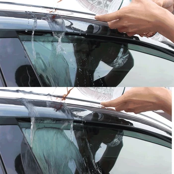 Chuky 4pcs ABS Auto Styling Okno Clony proti oslneniu Markízy, Prístrešky Dážď Štít Pre Honda CR-V 2012 2013 2016 Auto Príslušenstvo