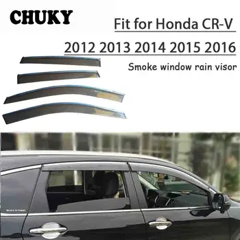 Chuky 4pcs ABS Auto Styling Okno Clony proti oslneniu Markízy, Prístrešky Dážď Štít Pre Honda CR-V 2012 2013 2016 Auto Príslušenstvo