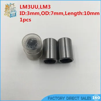 LM3UU 3 mm Lineárny Priechodky, CNC Lineárne Ložiská XYZ časti