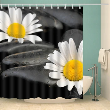 Vajcia s Ovocím Sprchový Záves Set s 12 Háčiky Prírodné Rastliny Kúpeľňa Dekorácie Umývateľný Polyester Textílie