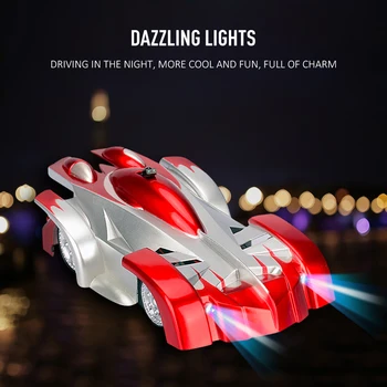 RC auto na Diaľkové Ovládanie Lezenie Auto s LED Osvetlenie 360 Stupňové Otáčanie Kúsok Hračky Stroj Stenu RC AUTO Chlapec Vianočný darček
