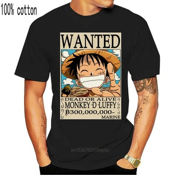 Nový Kus Luff Chcel, Aby Tričko Lycra-Krátke rukáv Oblečenie Mužov Anime Voľné Cartoon T-shirt Pohode Topy Tees O36