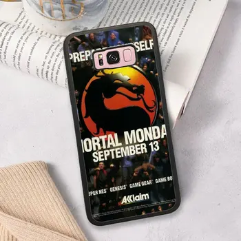 Mortal Kombat 11 Logo na Pevnom PC TPU Mobilný Telefón Prípadoch pre Samsung Galaxy S6 S7 S8 S9 S10 S20 Okraji Plus Lite Poznámka 8 9 10 20 Pro
