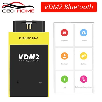 Auto príslušenstvo UCANDAS VDM2 Celý systém V5.2 Bluetooth, wifi OBD2 VDMII pre Android VDM 2 Kód Skener PK easydiag Aktualizácia zadarmo
