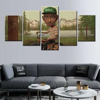 Maliarske plátno Tyler, the creator Umelecké reprodukcie Lesných Chlapec Rap Hudba obal Modulárny Obrázky Domov Obývacia Izba Dekorácie na Stenu