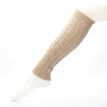 NÁS Leg Warmer Ženy Teplé Kolená Vysoké Zimné Zrastov Háčkovanie Leginy Boot Ponožky Servítky