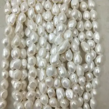 16-palcové pearl korálky v oblasti činnosti, Prírody sladkovodné voľné pearl s veľkým barokovým tvar, AAA.šírka 12-13 mm dĺžka 13-16 mm