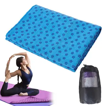 Vnútorné yoga mat non-slip slivka jogy uterák športové fitness cestovné športové mat pokrytie uterák deka non-slip Pilates jogy uterák