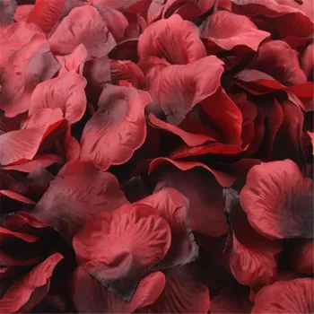 Hot Predaj 500PC Hodváb Umelá Kvetina, Okvetné Lístky ruží Svadobné Dekorácie Opakovane Dovolenku dekorácie Lacné