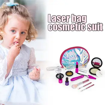 Dievča sa tváriť, že Hrať tvoria Hračka Simulácia Kozmetika Krása Hrať Eyeshadow Princezná Plastové Nastaviť Rúž Dom make-up X5J1