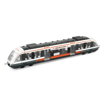 3ks Mini Vlak Hračky Diecast Vlak Hračky Posuvné Metro Simulácia Vlakovej vysokorýchlostné Železničné Zliatiny Železničných Modelov