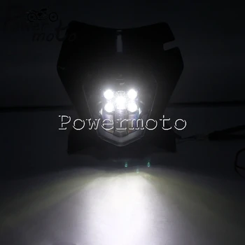 Hi/Lo Lúč Motocross Enduro MX Vedúci svetlo Kapotáže LED Reflektor Masku, V TPI XC-W V-F SMC Šesť Dní FREERIDE 250 Dirt Bike
