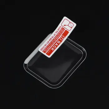 Čisté Plný Lepidlo Vodotesný Kryt Obrazovky Zakrivené Tvrdeného Skla Film Screen Protector pre Apple IWatch Série 4 40 mm 44 mm