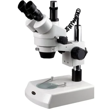 Trinocular Stereo Zoom Mikroskopom--AmScope Dodávky 7X-45X Trinocular Stereo Lupa Mikroskop s Dual Halogénové Svetlá